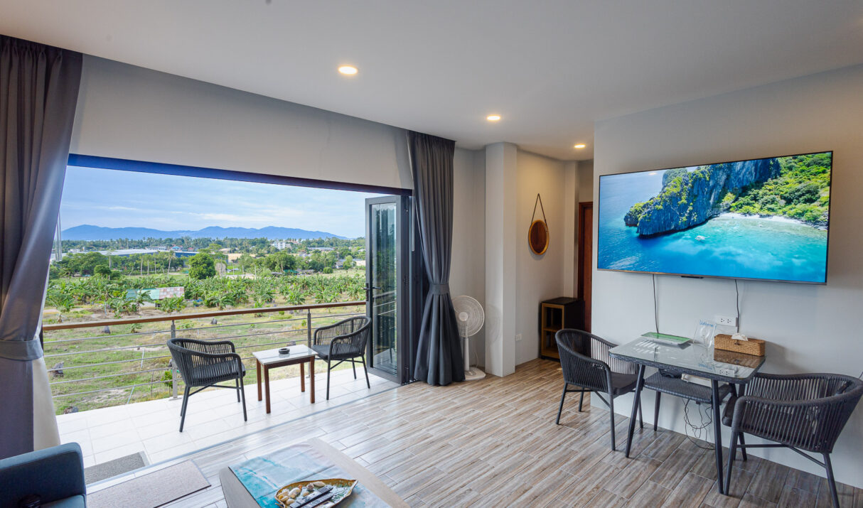 Appartment with balcony and view