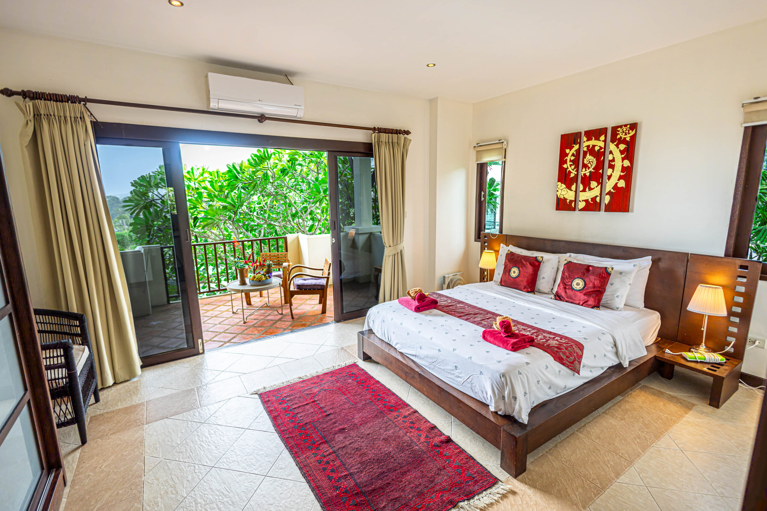 maenam hills villa 1 room balcony A
